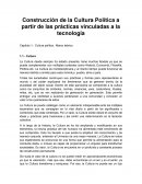 Construcción de la Cultura Política a partir de las prácticas vinculadas a la tecnología