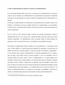 ¿Cuál es el planteamiento de Bonnin con respecto a la administración?