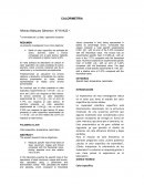 FISICA. CALORIMETRIA