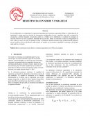 Resistencias en serie y en paralelo