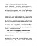 NEGOCIANDO LOS SERVICIOS DE LOGISTICA Y TRANSPORTE