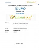 CREATIVIDAD Y EMPRENDIMIENTO. NOMBRE DEL NEGOCIO: “LINEA FOOD EXPRESS”