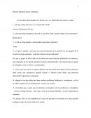 CUESTIONARIO SOBRE LA PELÍCULA LA HISTORIA DE RON CLARK