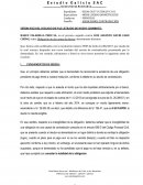 Absolvemos contradicción