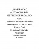 El oficio del historiador Marc Bloch