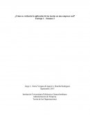 ¿Cómo se evidencia la aplicación de las teorías en una empresa real?