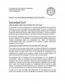 Sociedad Civil ¿Qué considera usted como sociedad civil? ¿Por qué?
