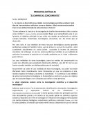 PREGUNTAS CAPÍTULO “EL CAMINO DEL CONOCIMIENTO”