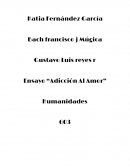 Ensayo “Adicción Al Amor”