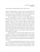 Lingüística II “Pasado y presente de las lenguas indígenas de México”. Reporte de lectura