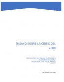 ENSAYO CRISIS FINANCIERA DEL 2008