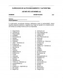 EJERCICIOS DE AUTOCONOCIMIENTO Y AUTOESTIMA