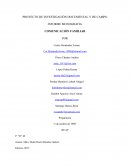 PROYECTO DE INVESTIGACIÓN DOCUMENTAL Y DE CAMPO