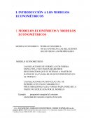 TEORIA ECONOMICA NO CUANTIFICAN LAS RELACIONES