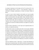 INFORME DE PRÁCTICA DE INTERVENCIÓN PEDAGÓGICA