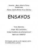 Estrategias y plan de acción regional y sobre los adolescentes y jóvenes