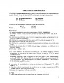 CASO COSTOS POR ÓRDENES