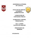 Como son los Presupuestos de Ventas en unidades y valores