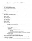 Instalación y politicas de seguridad en grupo de trabajo