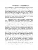 Visita del papa a la ciudad de México