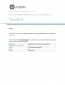 Resultados de aprendizaje: Consolidar contenidos en ejercicios aplicados al área de la economía y los negocios