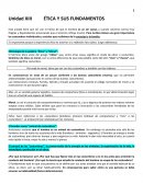 ÉTICA Y SUS FUNDAMENTOS