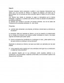 Caso análisis Comercio Exterior