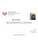 BECCARIA DE LOS DELITOS Y LAS PENAS