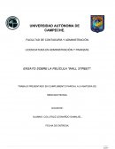 TRABAJO PRESENTADO EN CUMPLIMIENTO PARCIAL A LA MATERIA DE: