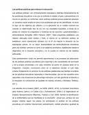 Las políticas públicas para reforzar la educación