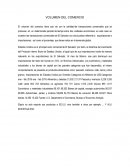 VOLUMEN DEL COMERCIO