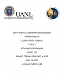 Actividad integradora cultura fisica y salud