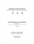 LAS SIETE LAMPARAS D E LA ARQUITECTURA