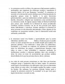 La estructura social se refiere a los patrones relativamente estables