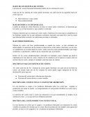 BASES DE LOS SISTEMAS DE COSTOS.