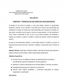 HÁBITOS Y TÉCNICAS DE ESTUDIOS EN ADOLESCENTES