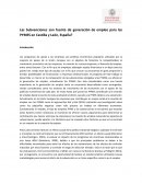 Las Subvenciones son fuente de generación de empleo para las PYMES en Castilla y León, España?