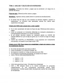 ANÁLISIS Y SELECCIÓN DE INVERSIONES