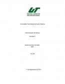 Administración del tiempo