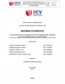INFORME ESTADÍSTICO “Conocimiento de los estudiantes EAP de Ingeniería de Sistemas del turno mañana sobre el acoso sexual”