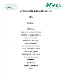 Ensayo de fisica ys u enorme desarrollo. Página 1