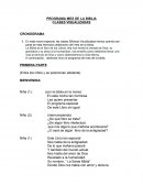 PROGRAMA MES DE LA BIBLIA