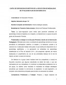 LA GRAN CARTA DE EXPOSICION DE MOTIVOS DE LA SELECCIÓN DE MODALIDAD DE TITULACION PLAN DE ESTUDIOS 2012