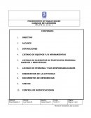 LISTADO DE ELEMENTOS DE PROTECCIÓN PERSONAL