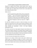 Tema de La carrera espacial, una guerra llevada a la órbita de la tierra.