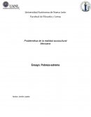 Problemática de la realidad sociocultural. Pobreza extrema
