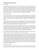 Independencia del Rio de la Plata