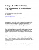 La lógica de combinar alimentos