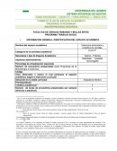 PROGRAMA TRABAJO SOCIAL. INFORMACIÓN GENERAL. IDENTIFICACIÓN DEL ESPACIO ACADÉMICO