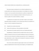 COMO PUEDEN ENFRENTAR LOS DESAFÍOS DE LA GLOBALIZACION